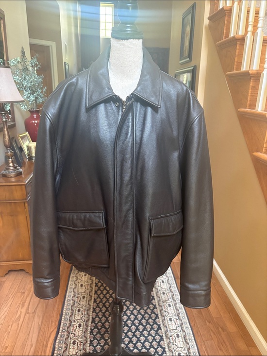 Jos. A. Bank Other - Men's JoS. A. Bank Dark Brown Leather Jacket